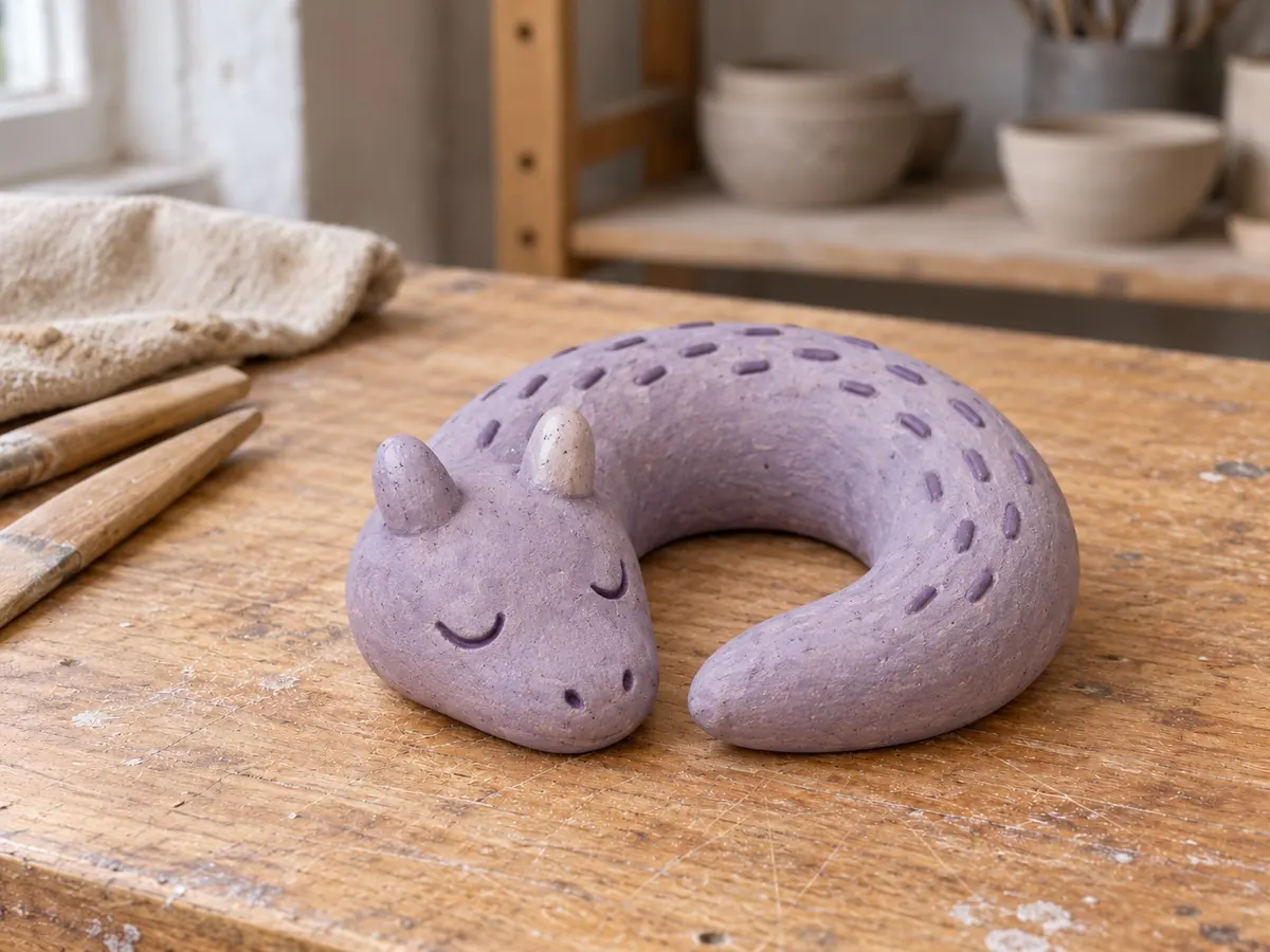 Curled dragon