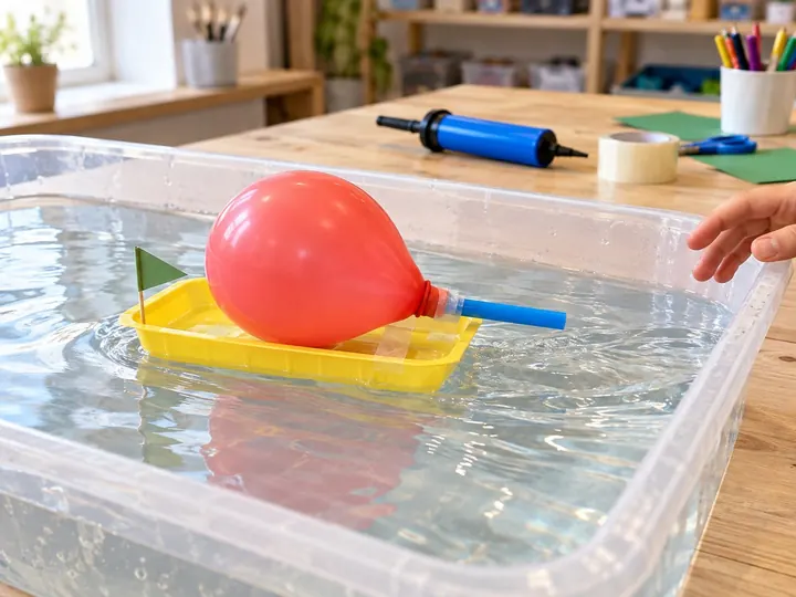 Balloon boat
