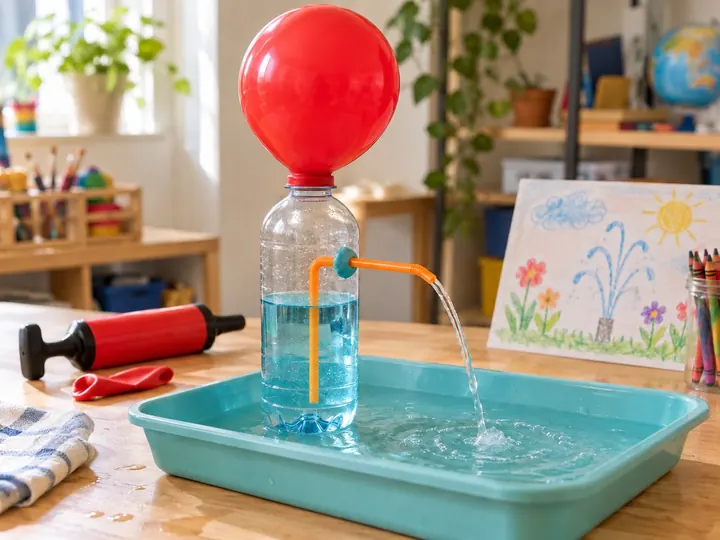 Balloon fountain