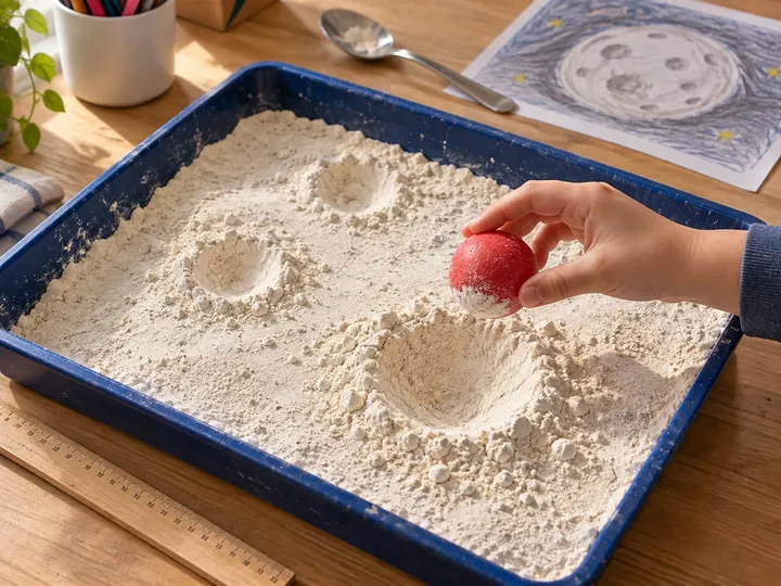 Moon craters
